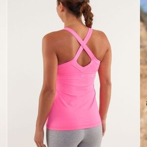 Lululemon Athletica Vibrant Pink Tank Top Size 10